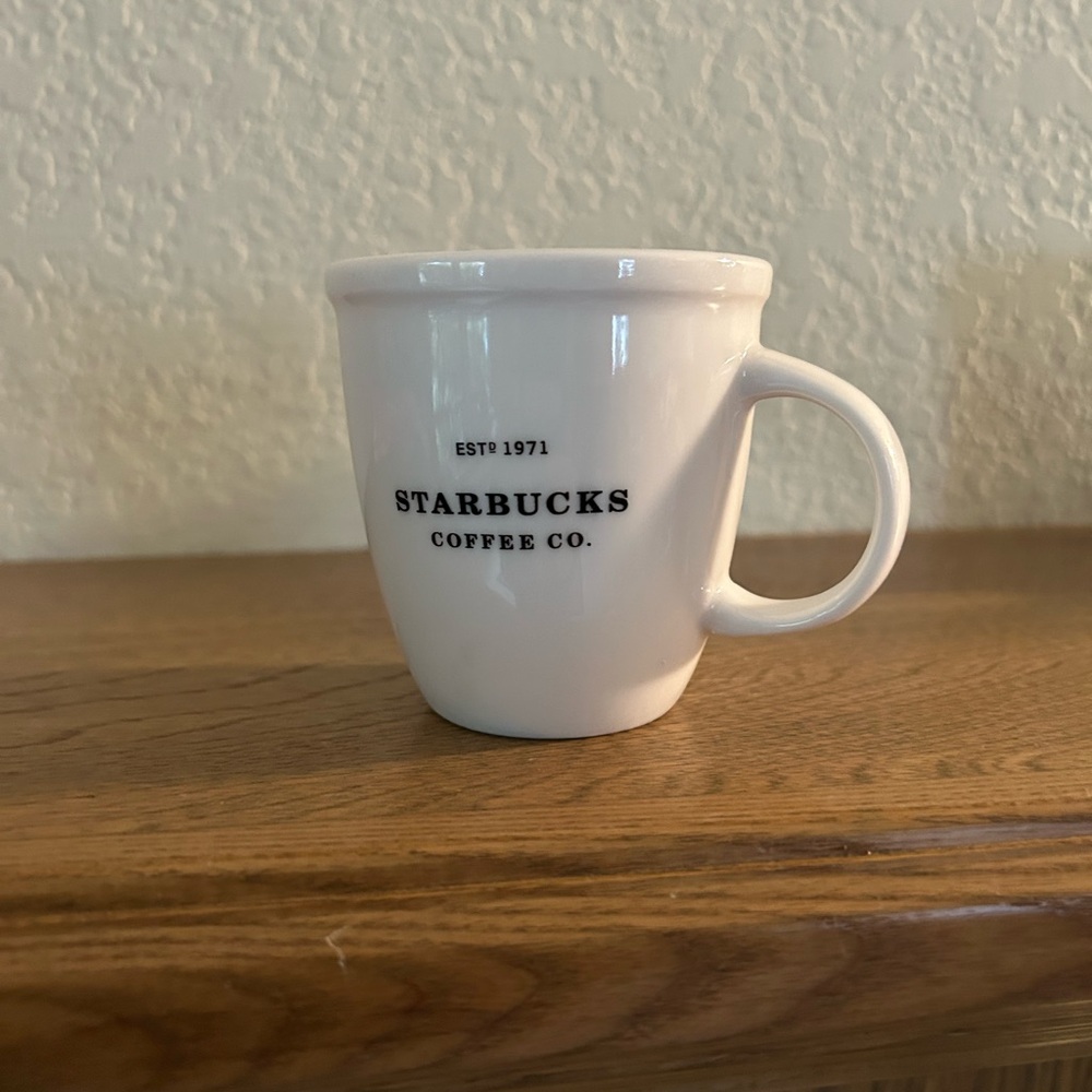 Starbucks 30th Anniversary White Mug collectors item.